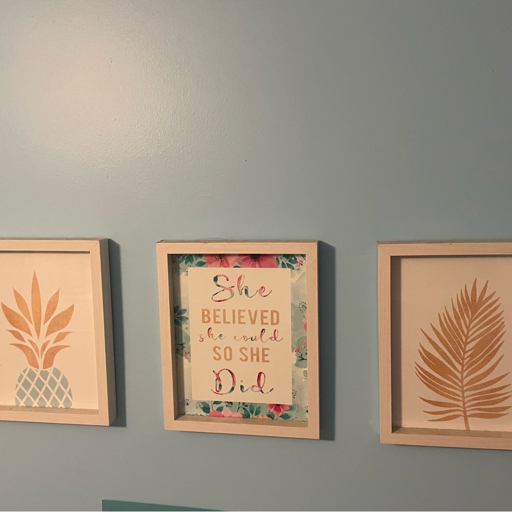 Set of Three Inspirational Wall Art Prints